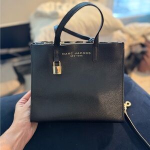 Marc Jacobs Black Leather Satchel